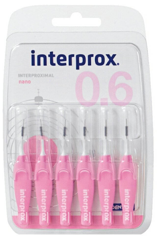 Ершики межзубные Interprox 4G Nano (0,6мм) N6 DENTAID S.L. - фото №12