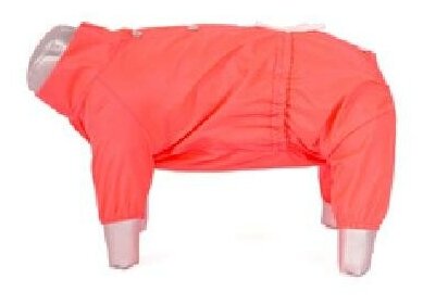 Yoriki Дождевик для собак Розовый неон девочка р XL,32 см 781-24 0,25 кг 54733 - фотография № 3