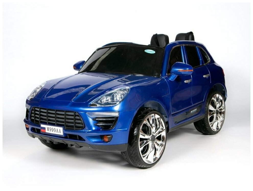 Электромобиль Barty "Porsche Macan M999AA", синий глянец