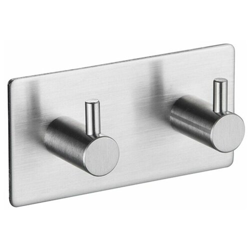 Крючки самоклеящиеся двойные для ванной и кухни, держатель для полотенец, набор крючков 2 шт