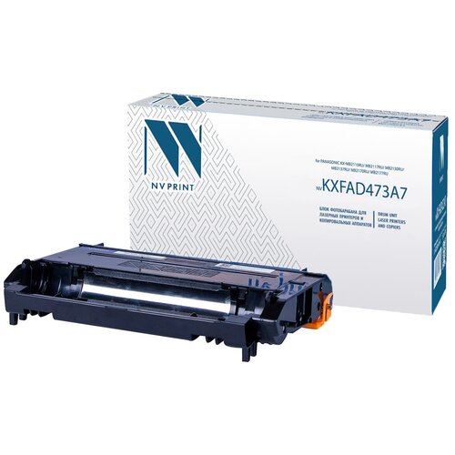 Барабан NV Print KX-FAD473A7 для принтеров Panasonic KX-MB2110RU/ 2117RU/ 2130RU/ 2137RU/ 2170RU/ 2177RU, 10000 страниц фотобарабан sakura kx fad422a7 для panasonic kx mb2230 2270 2510 2540 совместимый 18k sakxfad422a7