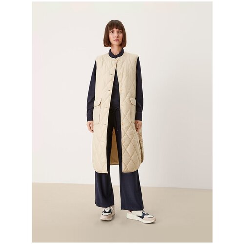 фото Жилет женский, s.oliver, артикул: 120.12.202.16.155.2109887, цвет: светло-бежевый (8135), размер: 38