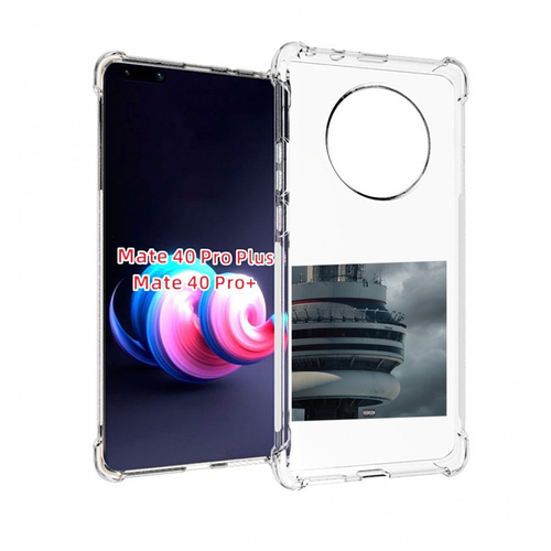 Чехол MyPads Drake - Views для Huawei Mate 40 Pro+ Plus задняя-панель-накладка-бампер