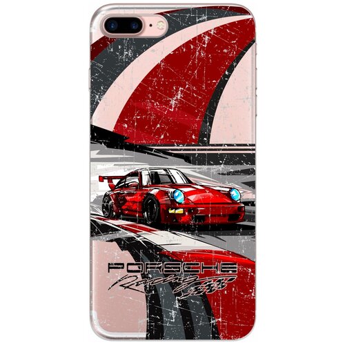 Силиконовый чехол Mcover для Apple iPhone 7 Plus с рисунком Автомобиль Porsche 911 силиконовый чехол mcover для apple iphone 7 plus с рисунком автомобиль porsche 911