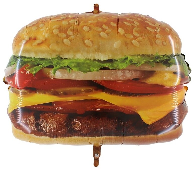 Воздушный шар фольгированный Betallic фигура/фигурный Чизбургер, 78 см