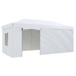 Тент-шатер быстросборный Helex 4360 3x6х3м полиэстер белый - изображение