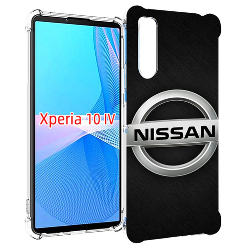 Чехол MyPads nissan ниссан 2 мужской для Sony Xperia 10 IV (10-4) задняя-панель-накладка-бампер