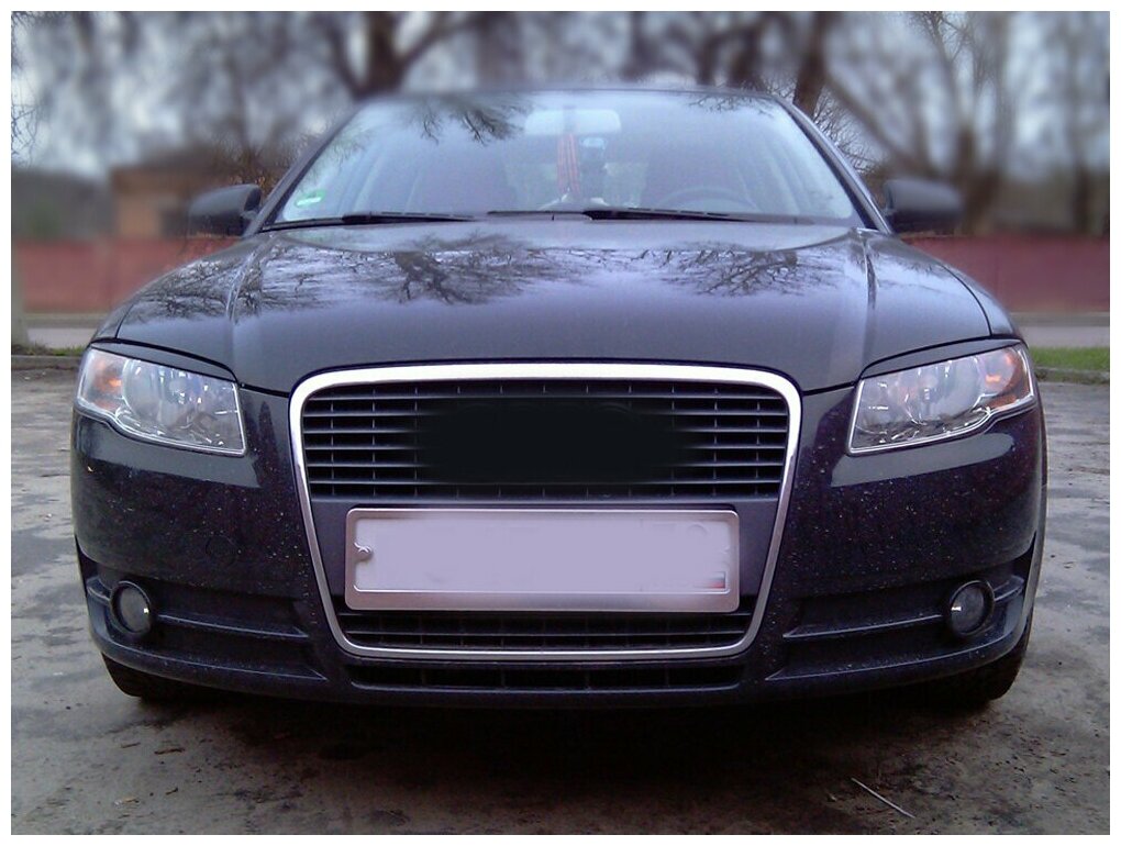 Реснички на фары для Audi A4 2004-2008