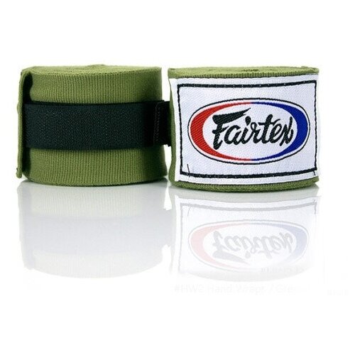 Бинты боксерские Fairtex HW2 Olive 4,5 м (One Size) бинты боксерские hw2 fairtex синие 4 5 м