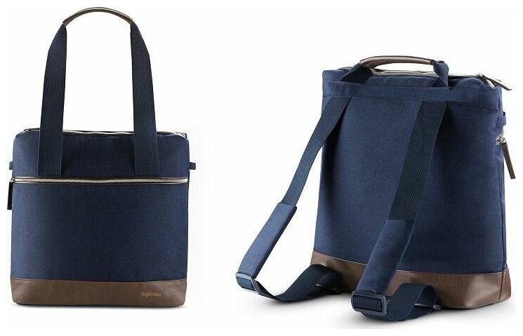 Сумка-рюкзак Inglesina для коляски Back Bag Aptica, цвет: college blue - фото №2