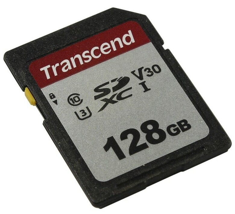 Карта памяти Transcend 300S SDXC UHS-I U1 V10 128Gb (100/25 MB/s)