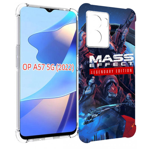 Чехол MyPads Mass Effect Legendary Edition для OPPO A57 5G(2022) задняя-панель-накладка-бампер чехол mypads mass effect legendary edition для oppo reno 9 pro plus задняя панель накладка бампер