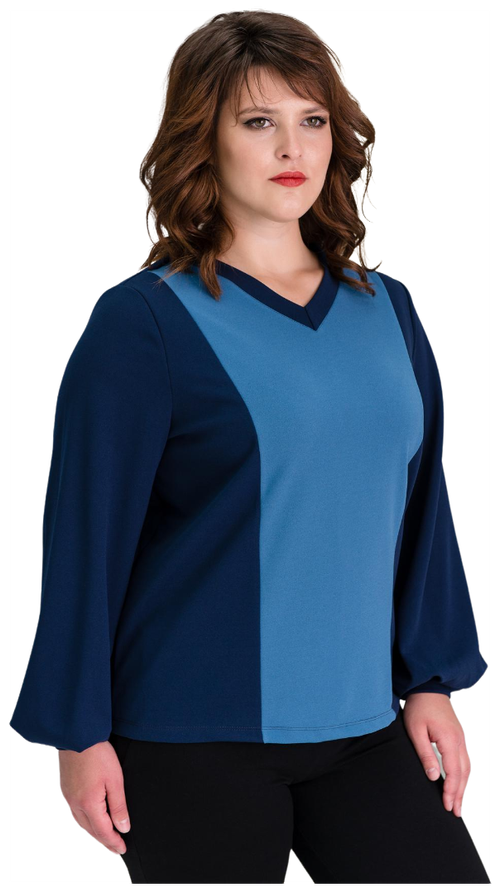 Блуза  Шаrliзе, размер 50, синий