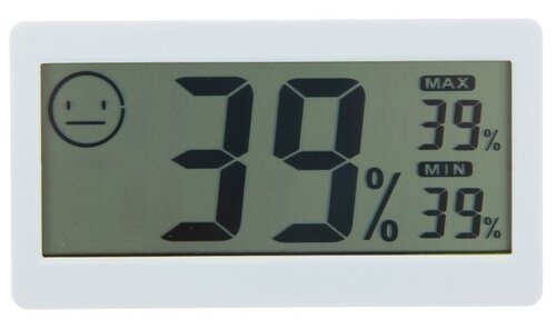 Термометр Luazon LTR-11, электронный, с гигрометром, белый