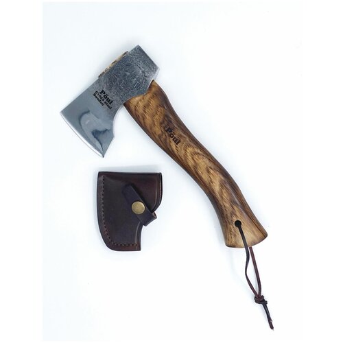 рубашка poul richard реневый 39y1136 Топор туристический Poul Mini Trekking Axe Carbon Steel, Dark