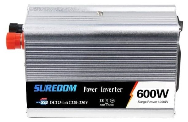 Инвертор напряжения DC-AC SUREDOM YSCZ-200W 12В-220В 200 Вт