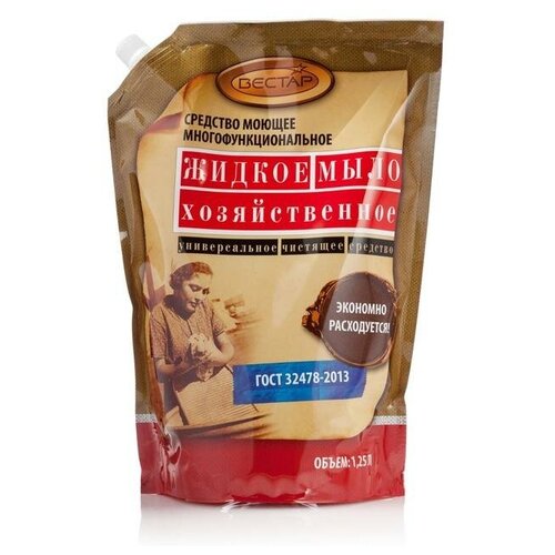 Жидкое мыло хозяйственное дой-пак 1250 мл 658₽