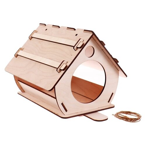 Альтаир Сборная модель Кормушка для птиц КЗТ-04 бежевый 605₽