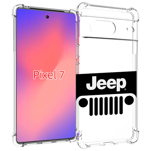 Чехол MyPads jeep-джип-3 мужской для Google Pixel 7 задняя-панель-накладка-бампер