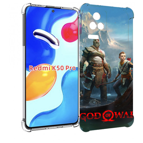 Чехол MyPads God Of War Кратос Атрей для Xiaomi Redmi K50 / K50 Pro задняя-панель-накладка-бампер чехол mypads god of war кратос атрей для itel s16 itel vision 1 pro задняя панель накладка бампер