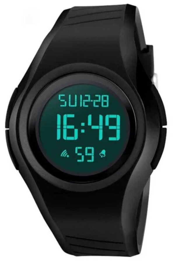 Часы Skmei/Скмей 1269 спортивные мужские секундомер Черные