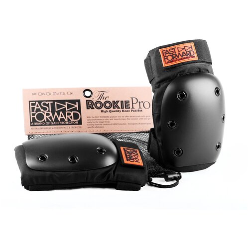 фото Защита 03-100670 на колени knee pads set fast forward rookie pro xs(24-30см) черная gain gain protection