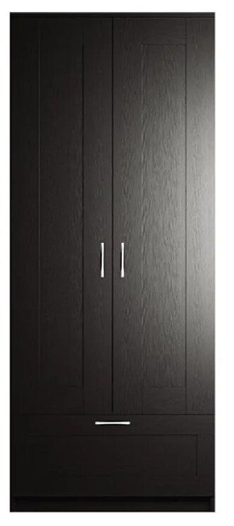 Сириус шкаф комбинированный "2 двери и 1 ящик Дуб Венге RU" - фотография № 2