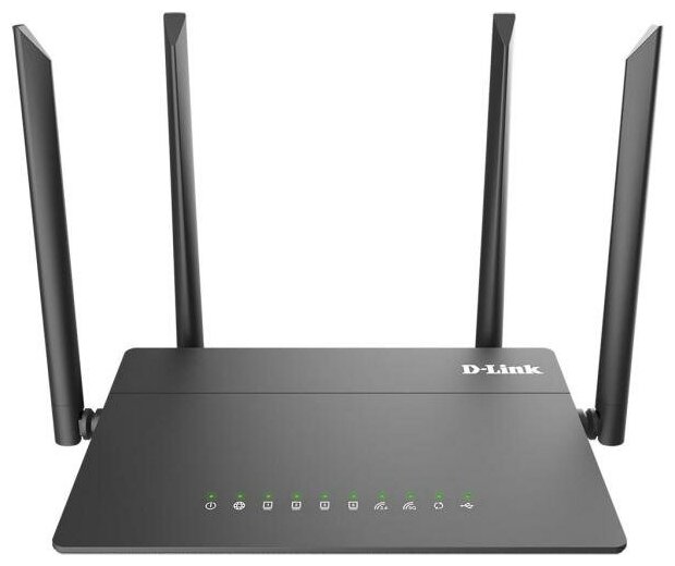 Wi-Fi роутер D-Link DIR-815/RU/R4A 802.11abgnac 867Mbps 2.4 ГГц 5 ГГц 4xLAN USB LAN черный