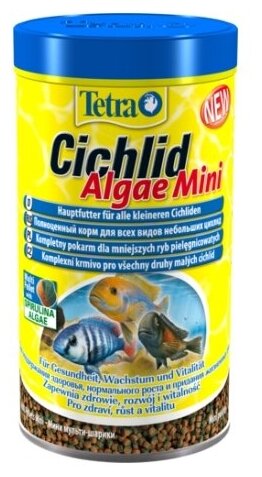 TetraCichlid Algae Mini корм для всех видов цихлид 500 мл . - фотография № 9
