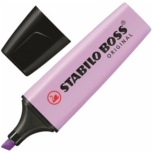 STABILO Текстовыделитель stabilo boss pastel , лавандовый, линия 2-5 мм, 70/155, 10 шт.