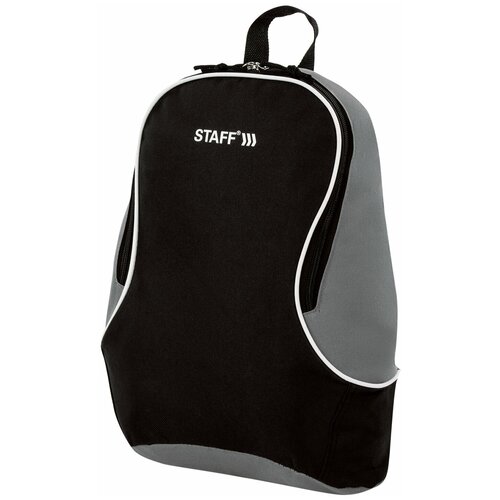 STAFF Рюкзак STAFF FLASH универсальный, черно-серый, 40х30х16 см, 270294