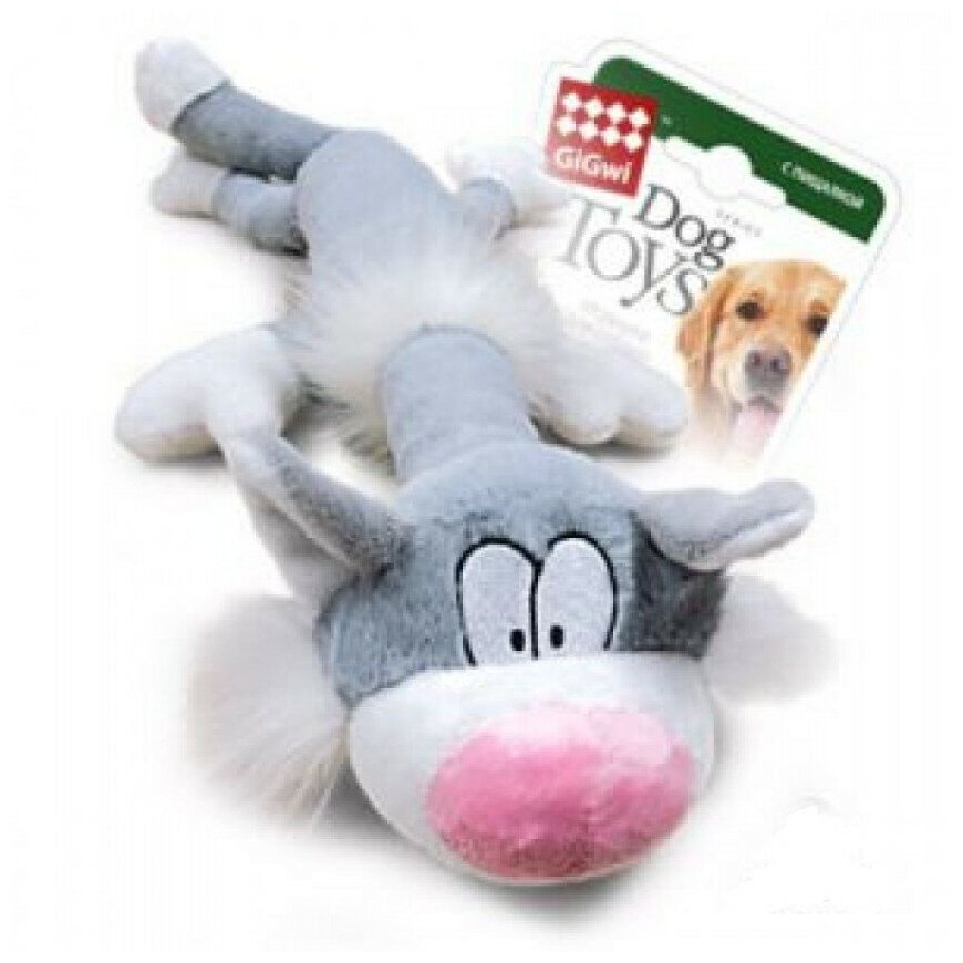 75227 Игрушка для собак Кот с пищалками 63см, серия PLUSH FRIENDZ - фотография № 5