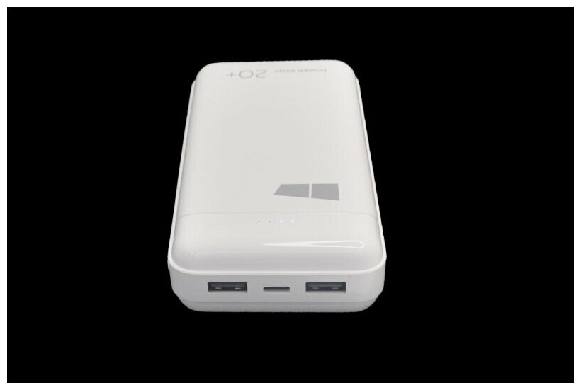 Аккумулятор внешний универсальный More Choice 20000mAh 2USB 2.1A White - фото №12