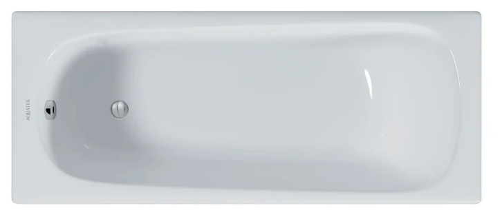 Ванна чугунная эмалированная Aquatek 1500x700 в комплекте с 4-мя ножками AQ8850F-00 сигма