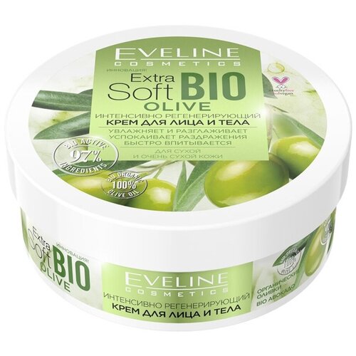 Купить Интенсивно регенерирующий крем для лица и тела EVELINE Extra Soft Bio, 200 мл