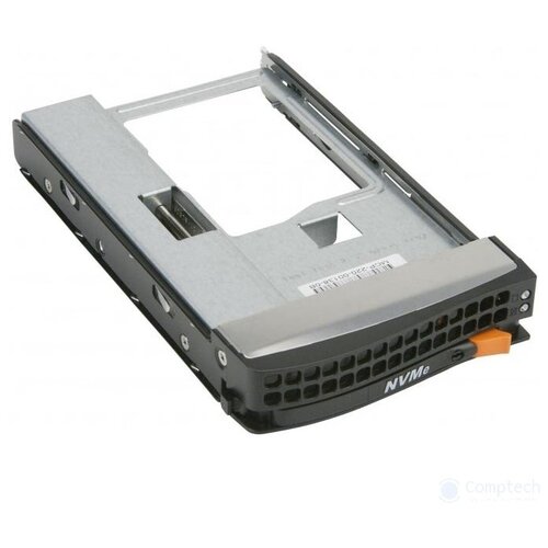 Supermicro MCP-220-00138-0B Tool-less Black gen-5 3.5-to-2.5 NVMe drive tray Orange tab [MCP-220-00