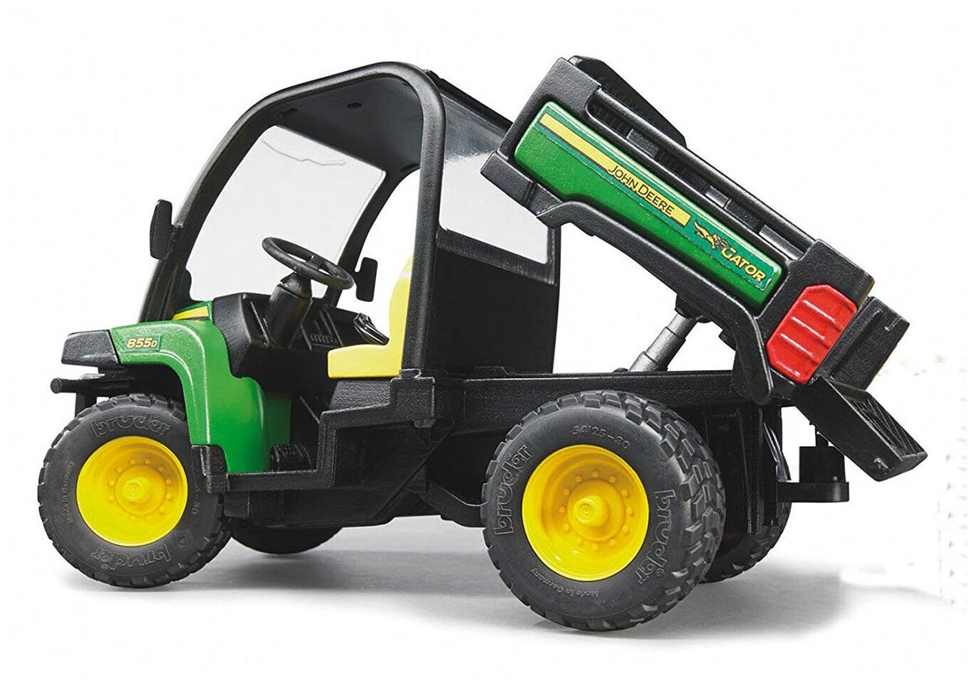 Bruder John Deere Gator XUV 855D с фигуркой водителя - фото №4