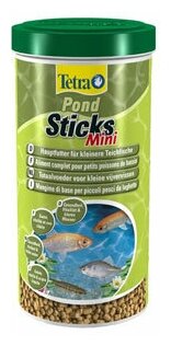 Tetra Pond Sticks Mini корм для мелких прудовых рыб мини-палочки 1 л - фотография № 10