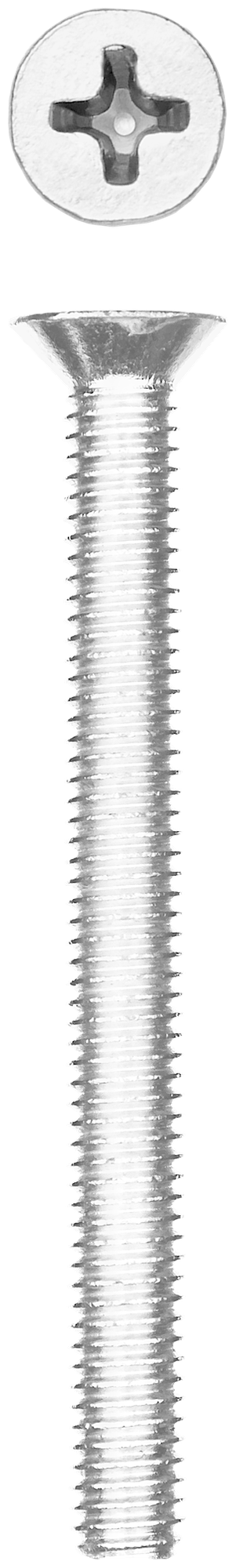 Винт с потайной головкой ЗУБР DIN 965 кл. пр. 4.8 M5 x 50 мм 5 шт. (303116-05-050)