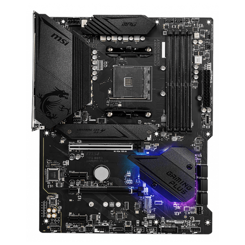 Материнская плата MSI MPG B550 GAMING PLUS Retail материнская плата afox motherboard amd b550 amd socket am4 4 x ddr4 memory slots micro atx 22 x 24 5 cm