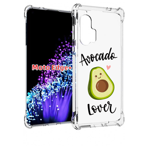 Чехол MyPads Авокадо-любовь для Motorola Edge+ Plus задняя-панель-накладка-бампер