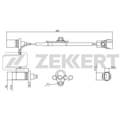 SE4023 ZEKKERT Датчик положения вала Toyota Corolla (E110 E120 E150) 99- Avensis (T220 T250) 00- Rav 4 (A20) 0