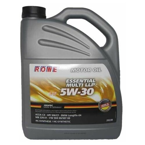 ROWE 20238-453-2a Масло Моторное Rowe Essential Multi Llp Sae 5w-30 (4л)
