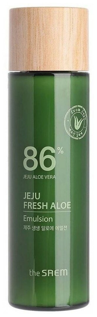 Эмульсия для лица увлажняющая с алоэ the SAEM Jeju Fresh Aloe Emulsion 155ml