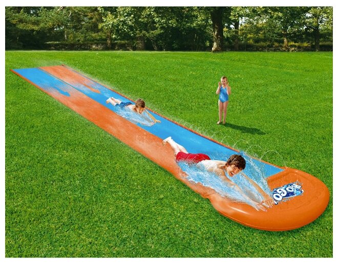 Bestway Водная дорожка для скольжения Double Water Slide 488 см 52328