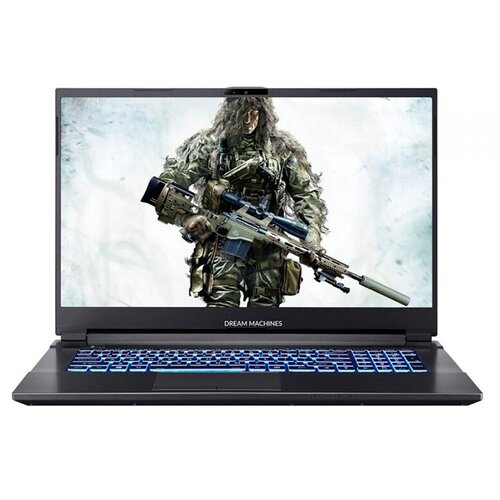 Ноутбук Dream Machines G1650-15KZ72 i5-11400H 8Gb SSD 500Gb NVIDIA GTX1650 4Gb 156 FHD WVA Cam 41Втч No OS Черный G1650-15KZ72 7345000₽