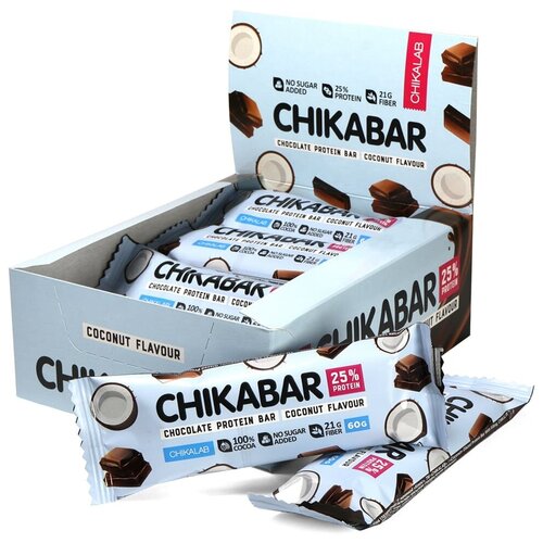 Протеиновый батончик Chikalab 25%, 60 г, печенье