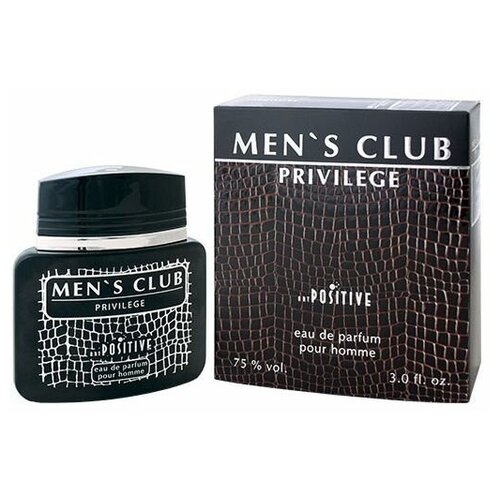 Positive parfum Парфюмерная вода мужская MEN S CLUB PRIVILEGE