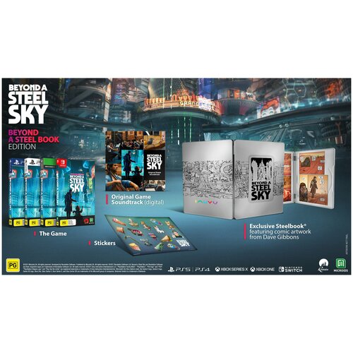 Beyond a Steel Sky - Steelbook Edition [PS4, русские субтитры] игра beyond a steel sky steelbook edition для playstation 4