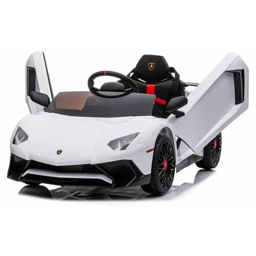 Легковые автомобили BDM Детский электромобиль Lamborghini Aventador SV Roadster 2WD 12V - BDM0931-WHITE